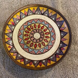Handcrafted Multicolor Decorative Plate